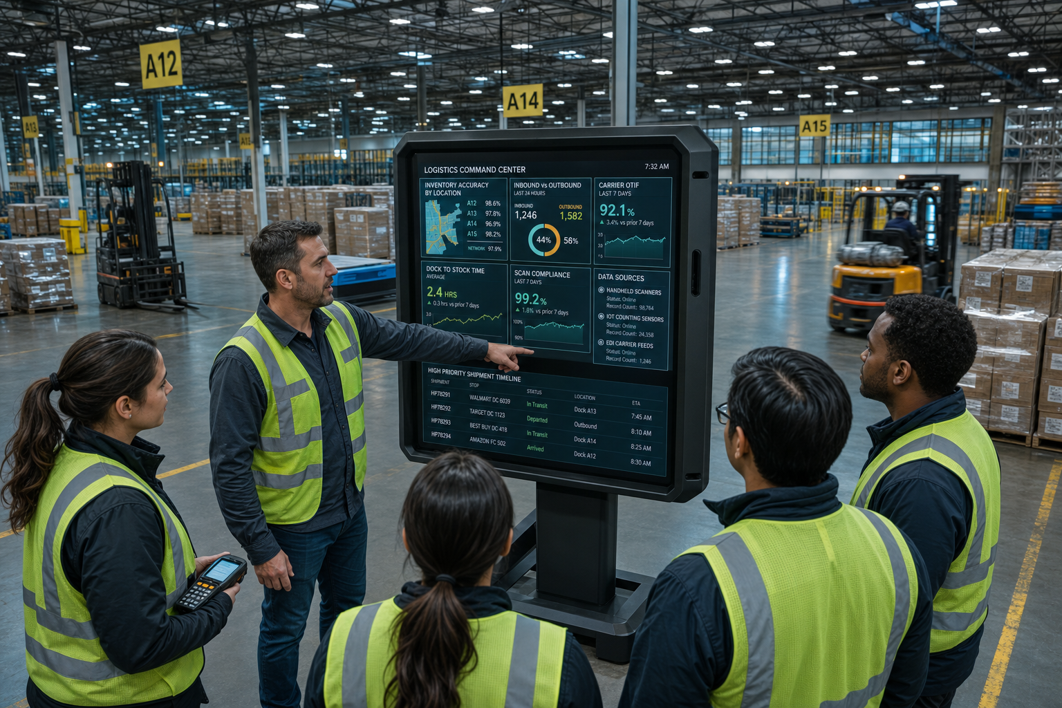 Realtime leverbetrouwbaarheid dashboard