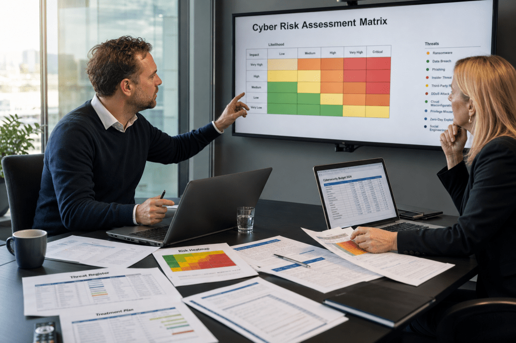 Hoe voer je een IT security risicoanalyse uit en vertaal je de uitkomsten naar een realistische prioriteitenlijst en&nbsp;budget?