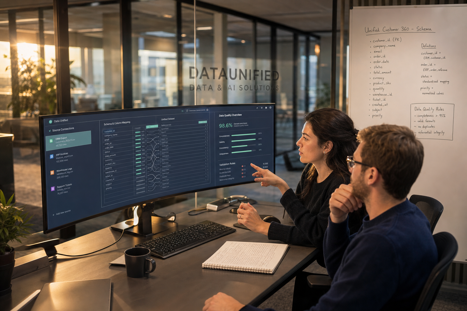 Bedrijfsdata consolideren voor AI-toepassingen