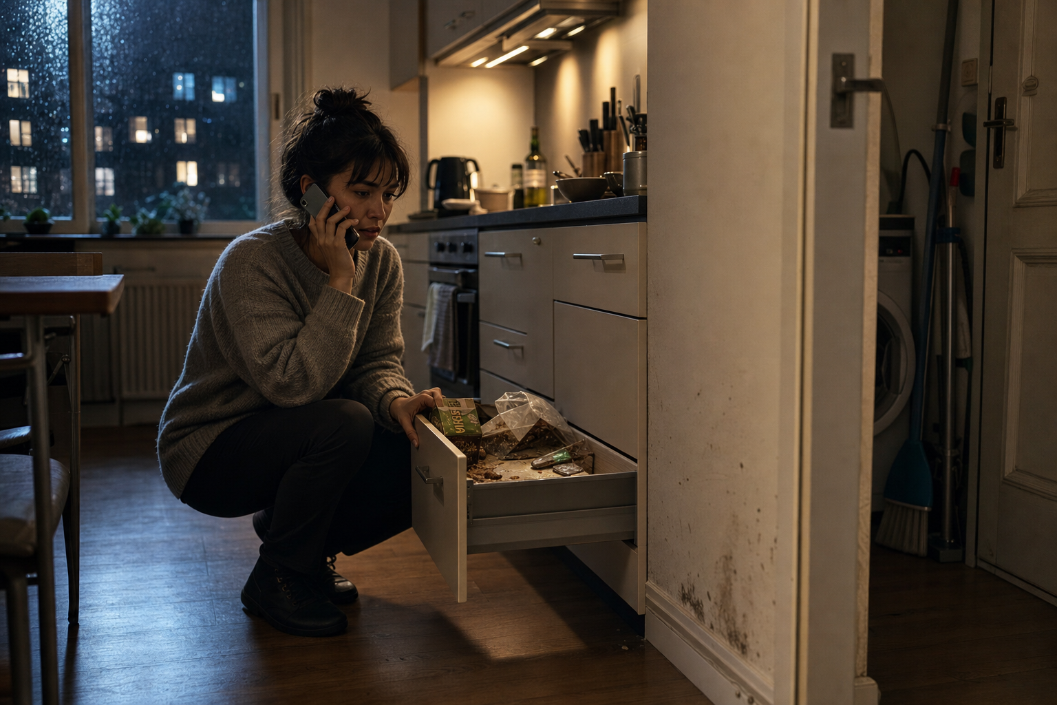 Signalen van rattenplaag in huis