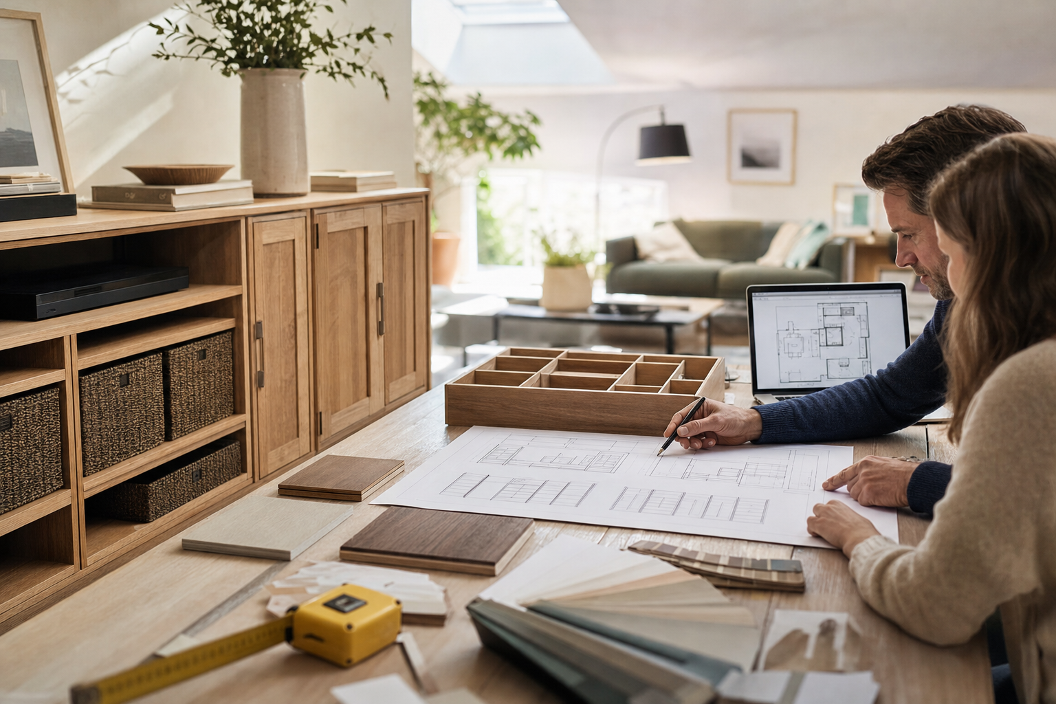 Verschillende indelingen dressoir op maat